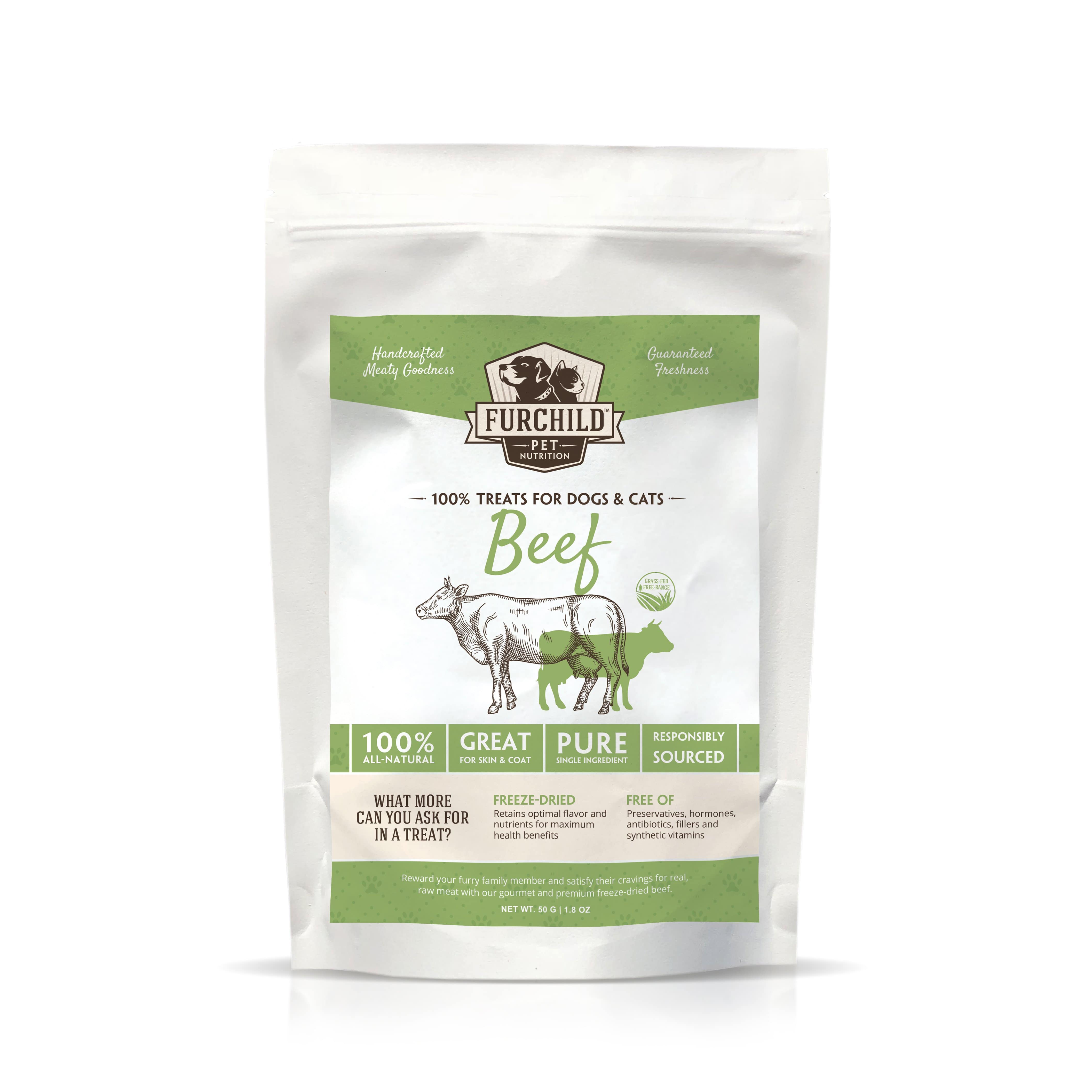 FURCHILD Premium Handcrafted Freeze-Dried Beef Treats
