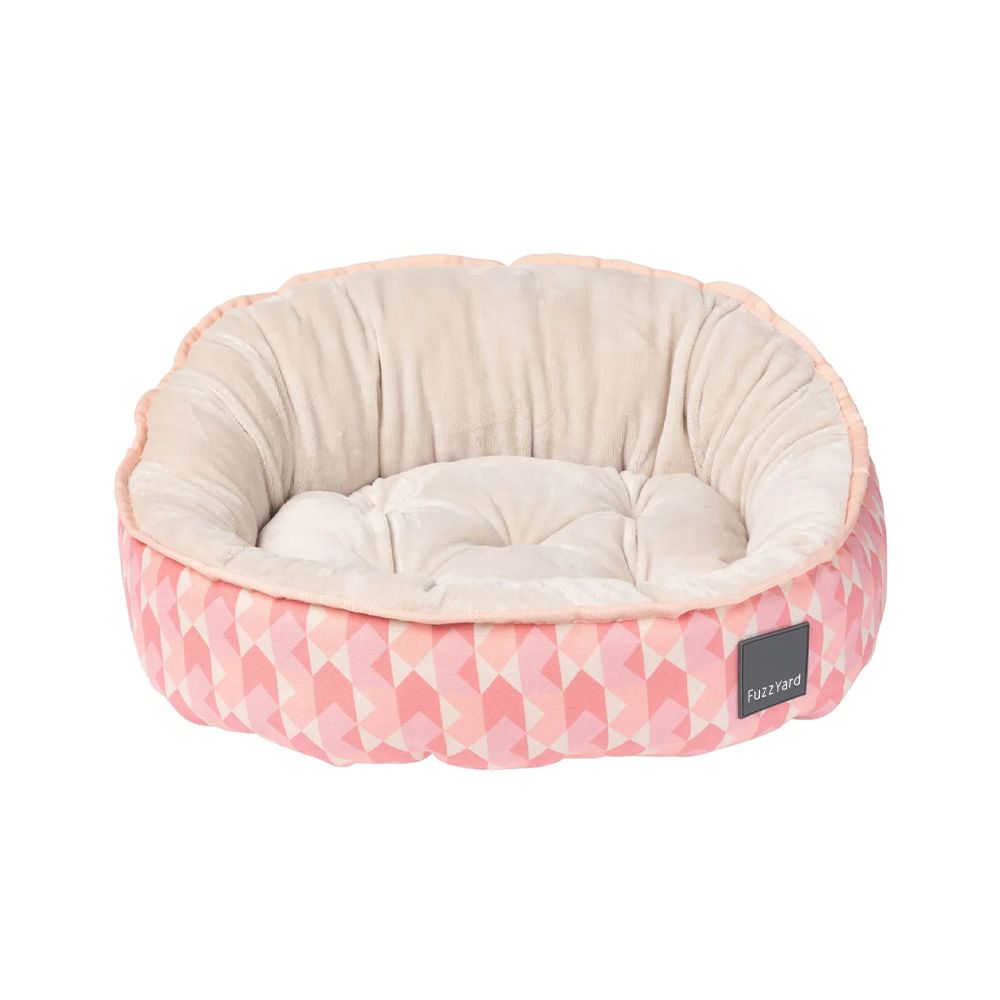 FuzzYard Pink Lemonade Reversible Pet Bed - Small