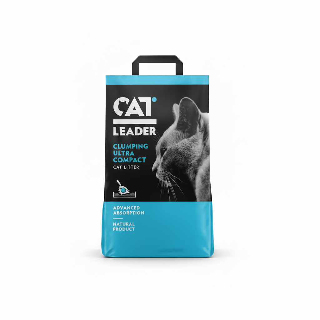 Geohellas Cat Leader Clumping Ultra Compact Cat Litter[Flavor - Unscented, Weight - 5kg]