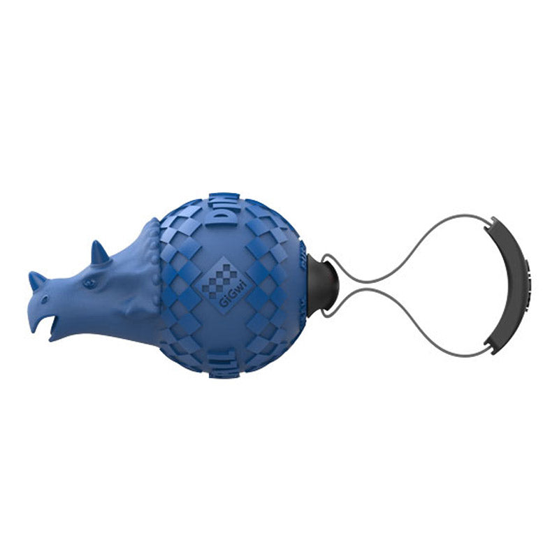 Gigwi Dinoball Triceratops Push to Mute� Light Blue