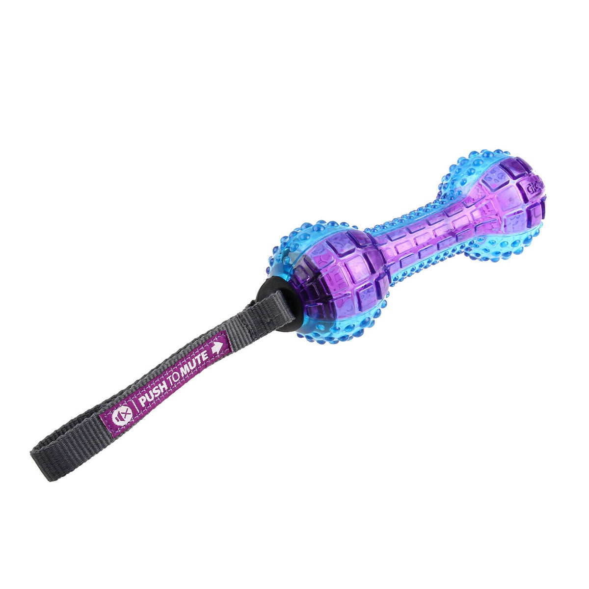 Gigwi - Dumbell Push To Mute Transparent Purple / Blue