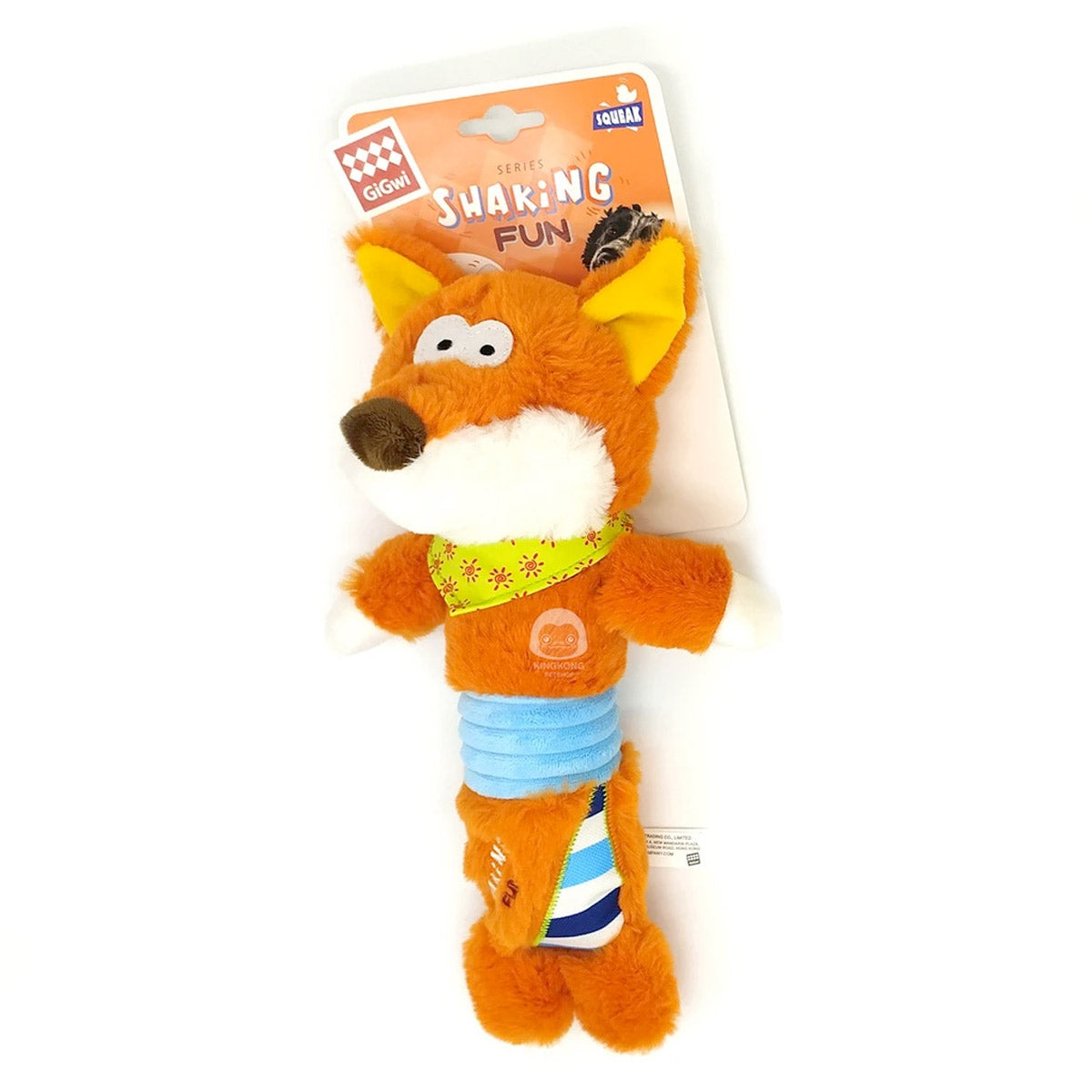 GiGwi Plush Shaking Fun Dog Toy Fox