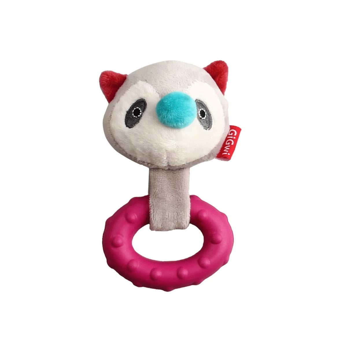 Gigwi - Suppa Puppa Coon With Squeaker Inside Plush/Tpr (Small)