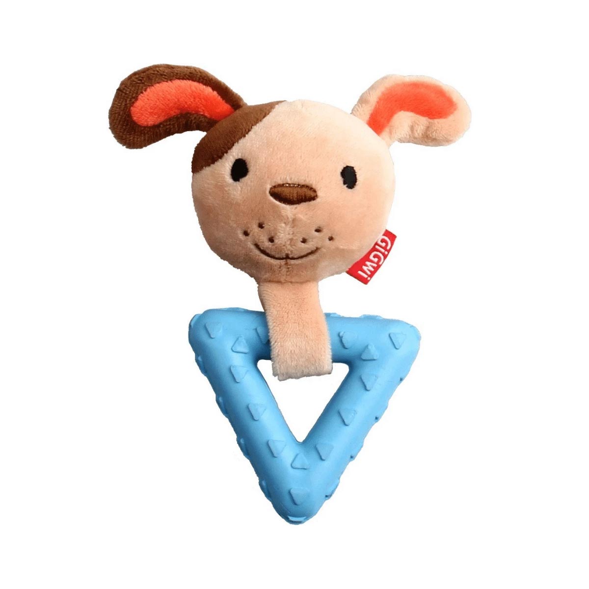 GiGwi Suppa Puppa Dog with Squeaker inside Plush/TPR (Small)