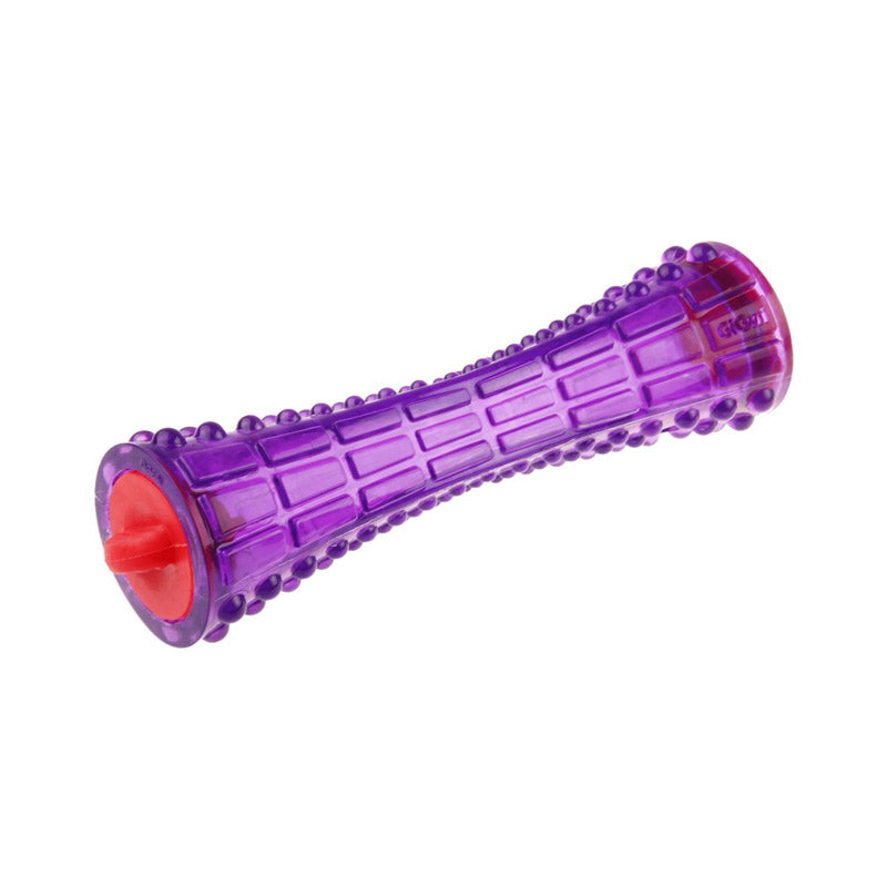 Treat Dispenser Johnny Stick' TPR Transparent Purple