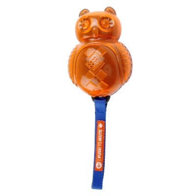 Gigwi - Owl Push To Mute Soild Transparent Blue/Orange