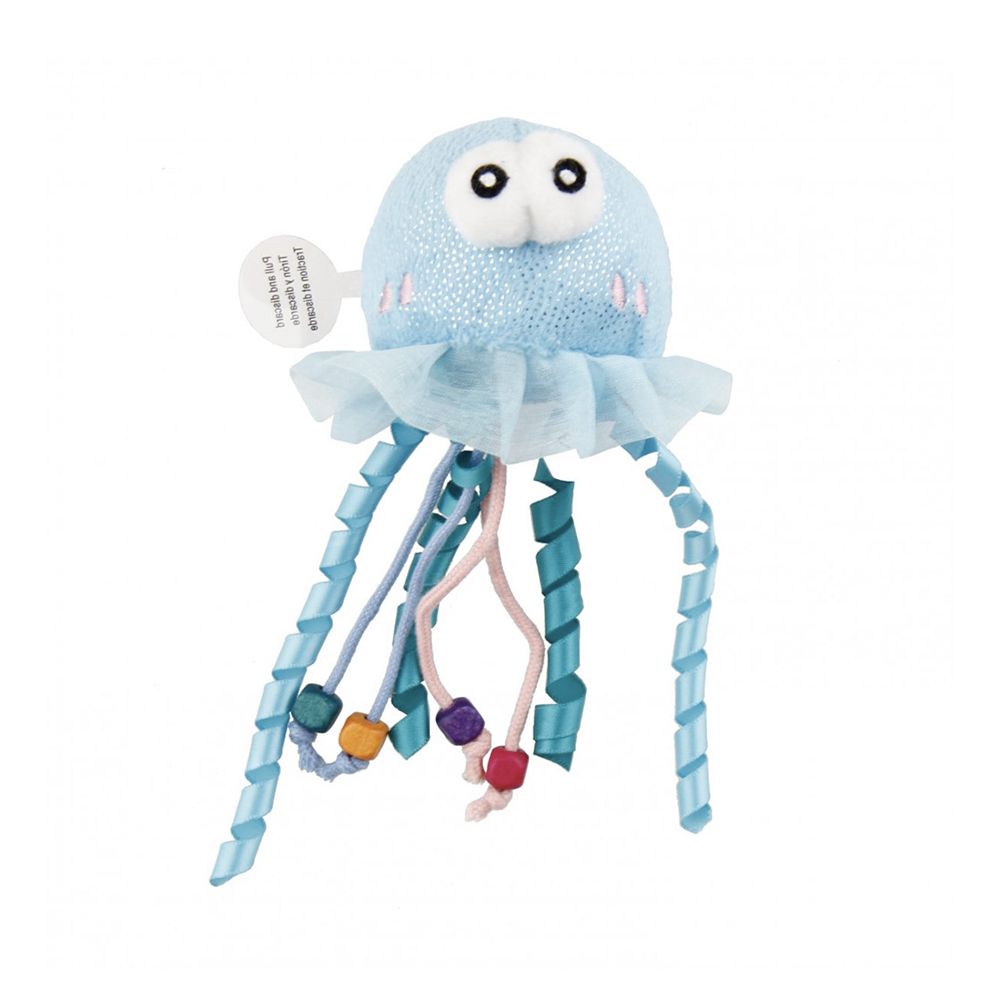 GiGwi Shining Friends Jellyfish with Activated LED Light & Catnip Inside