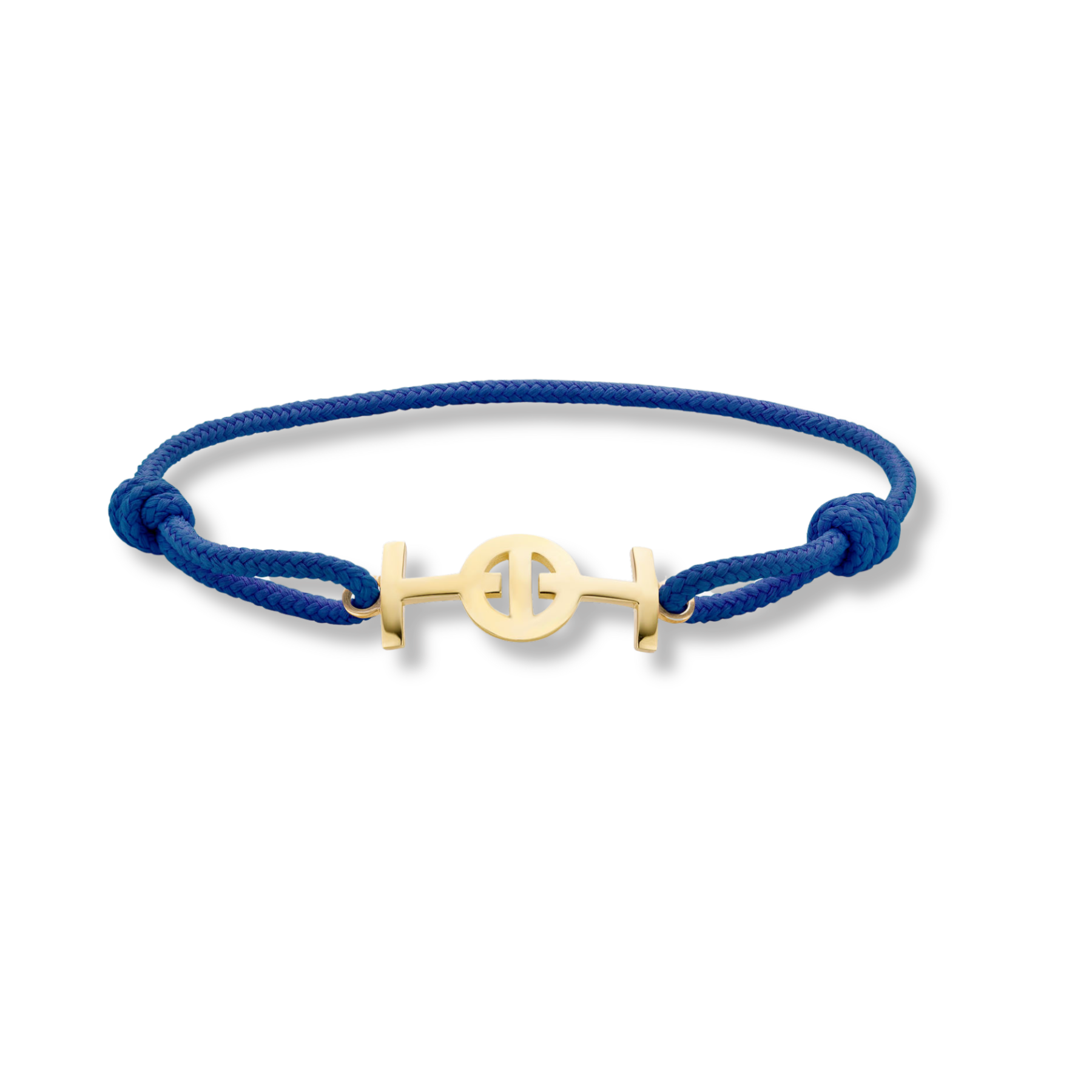Toti Gold 9KT Challenge Cord Bracelet in Blue
