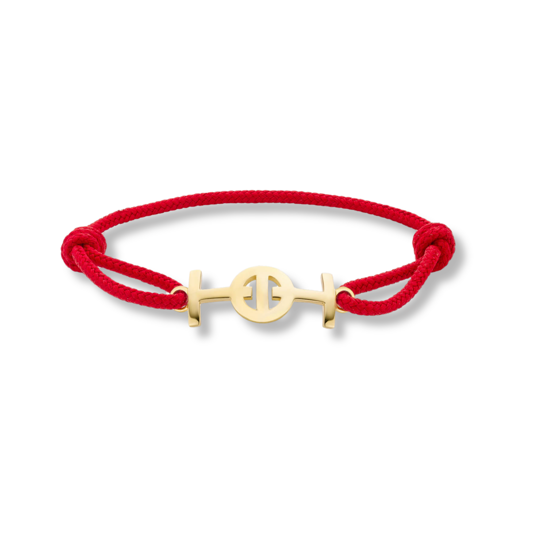 Toti Gold 9KT Challenge Cord Bracelet in Red