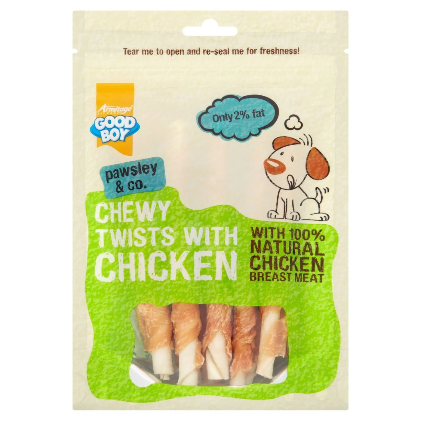 Goodboy Chewy Chicken Twists Value Pack 90g
