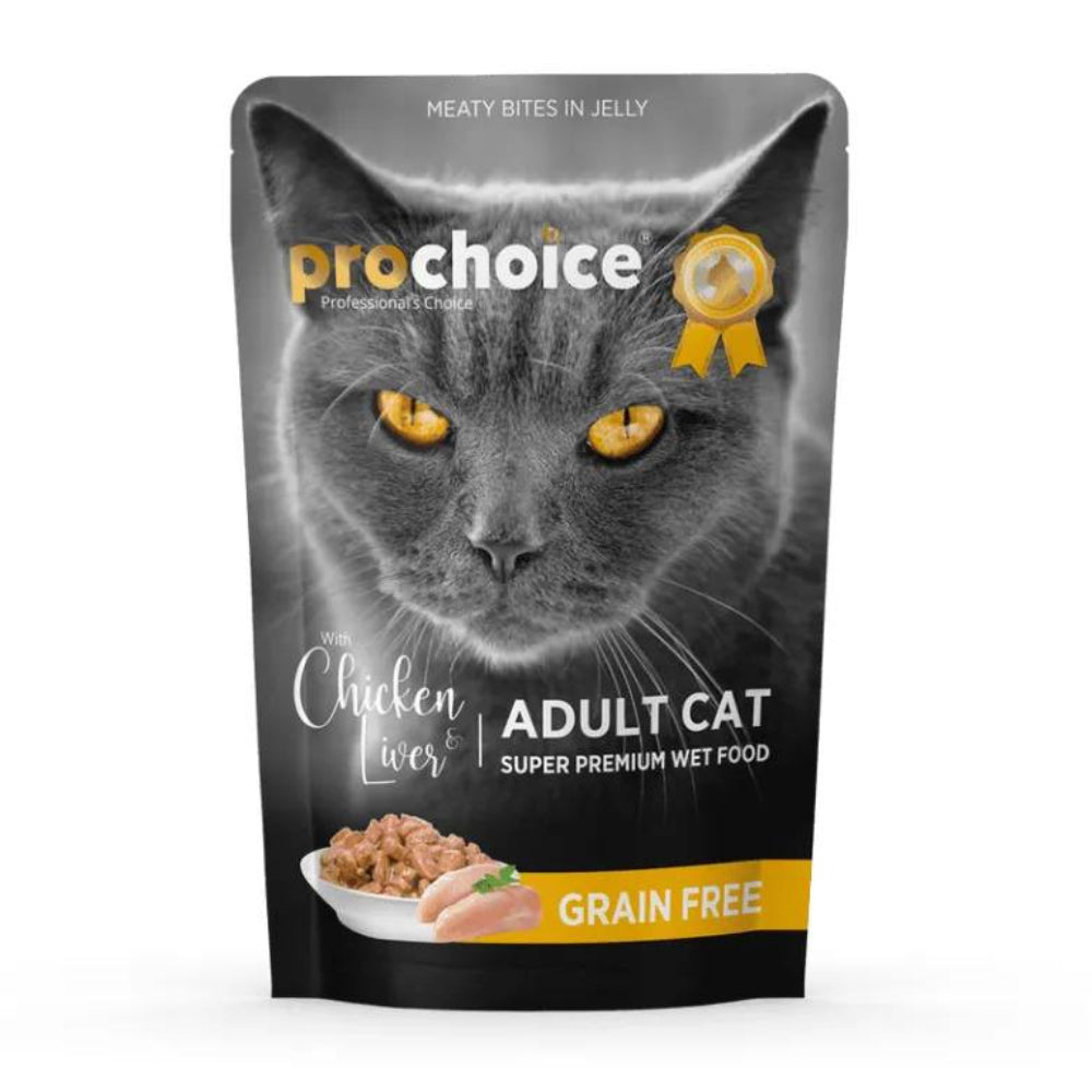Grain Free Adult Cat Chicken And Liver Jelly 12p/box