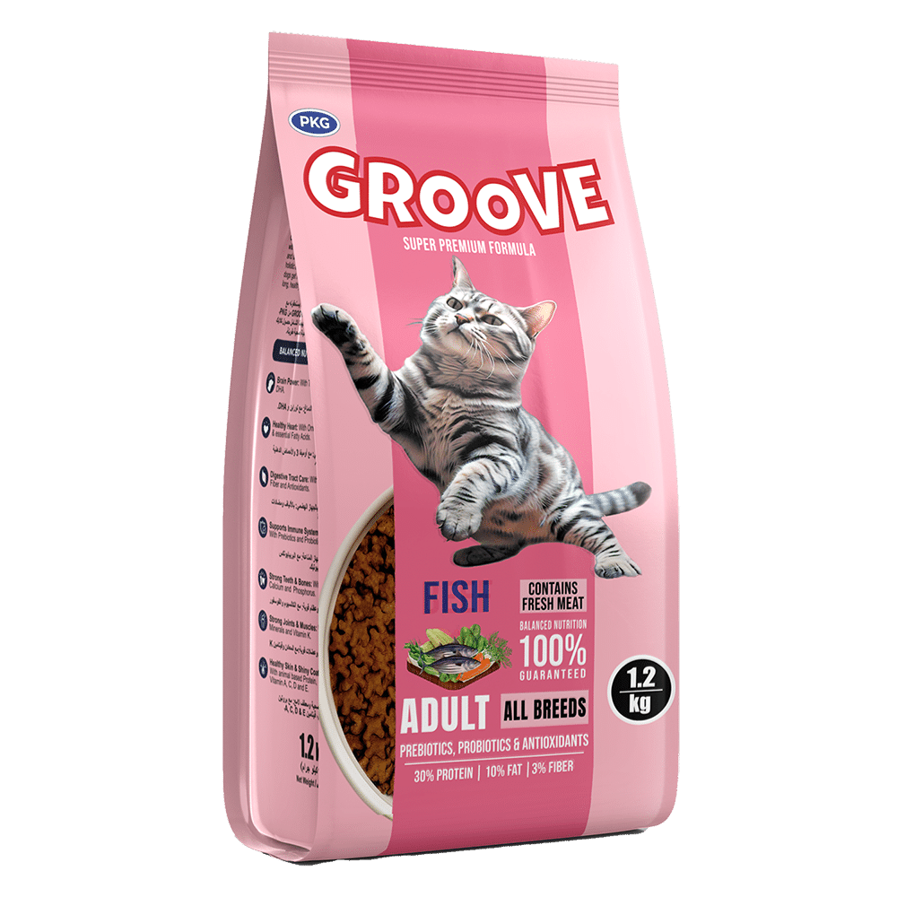 Groove Cat Food Fish – 1.2 KG