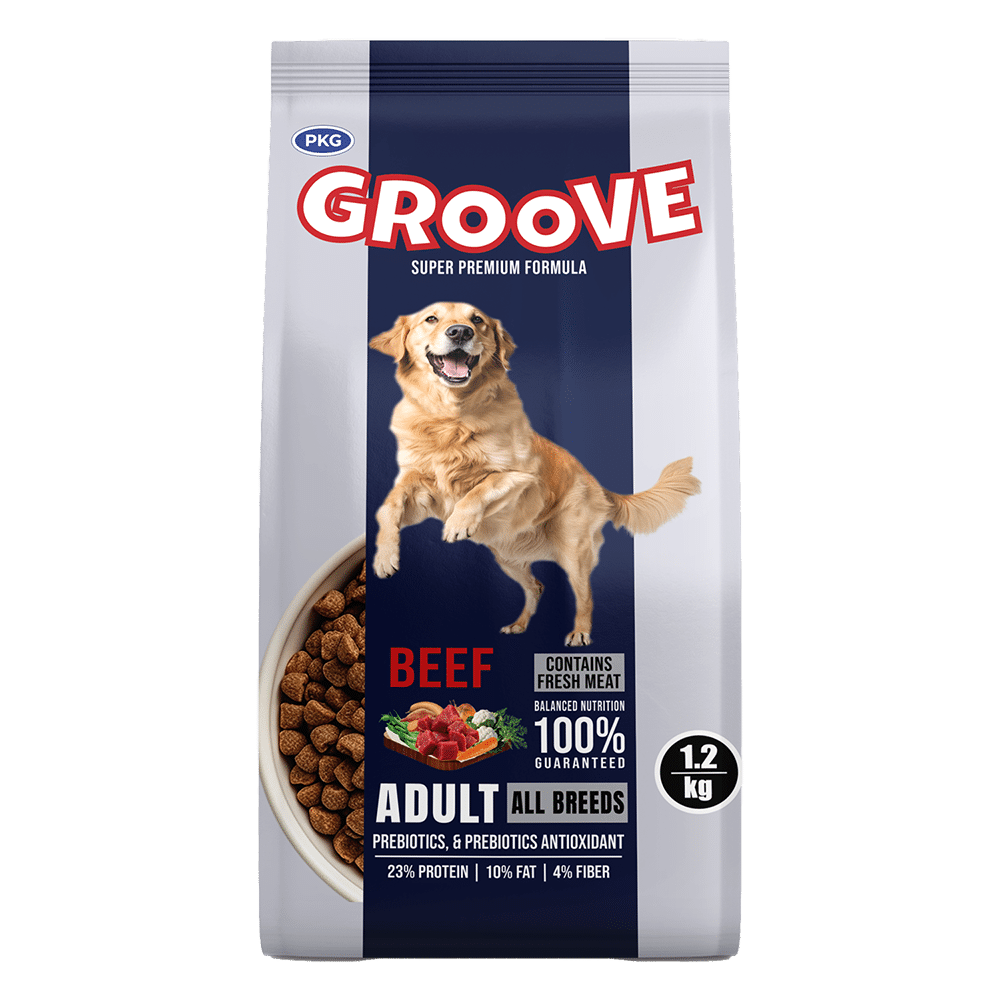 Groove Adult Dog Food with Beef