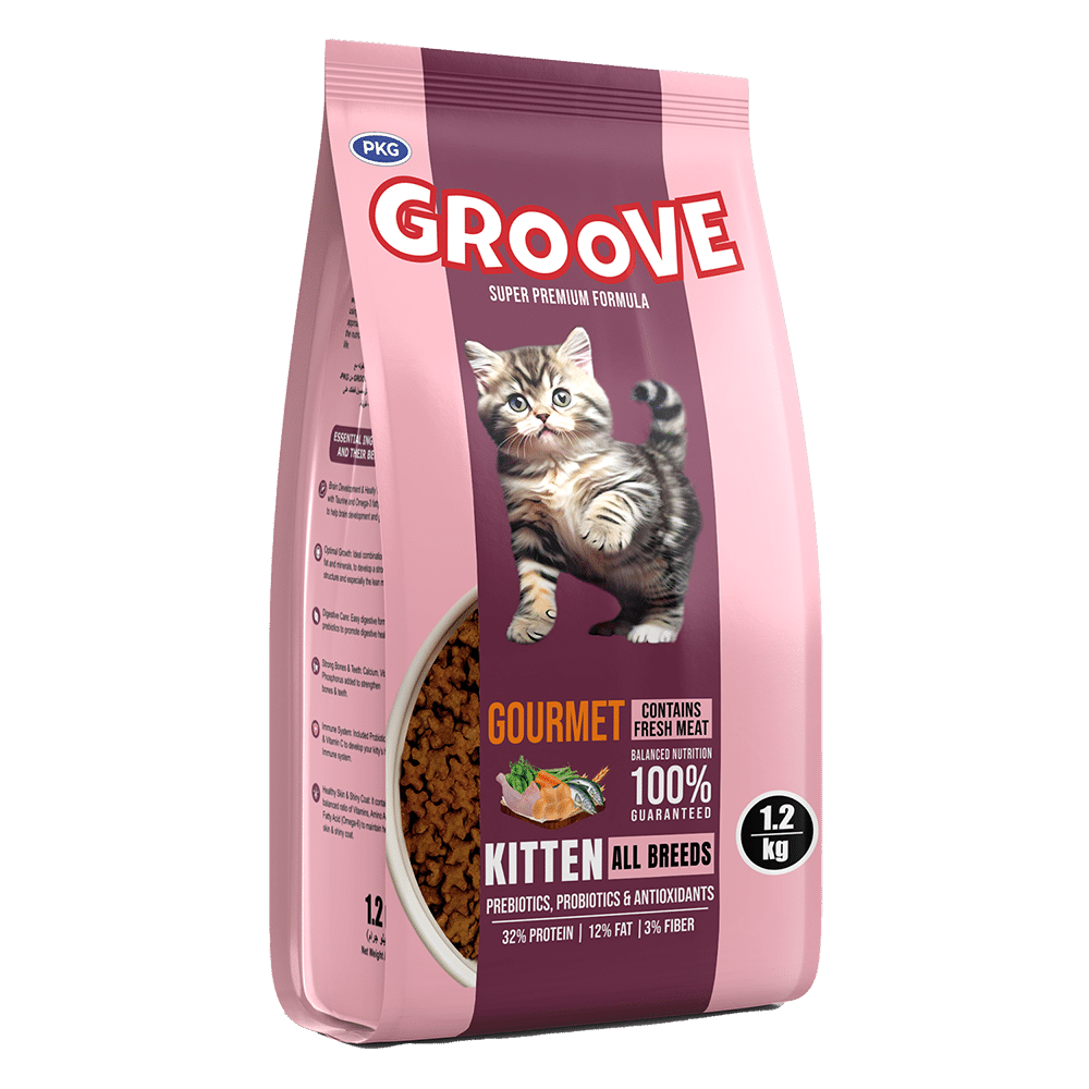 Groove Kitten Food Gourmet – 1.2 KG