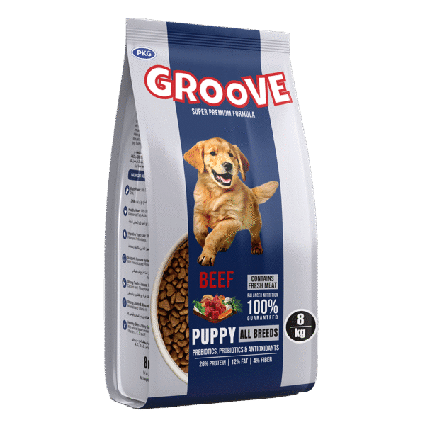 Groove Puppy Food with Beef
