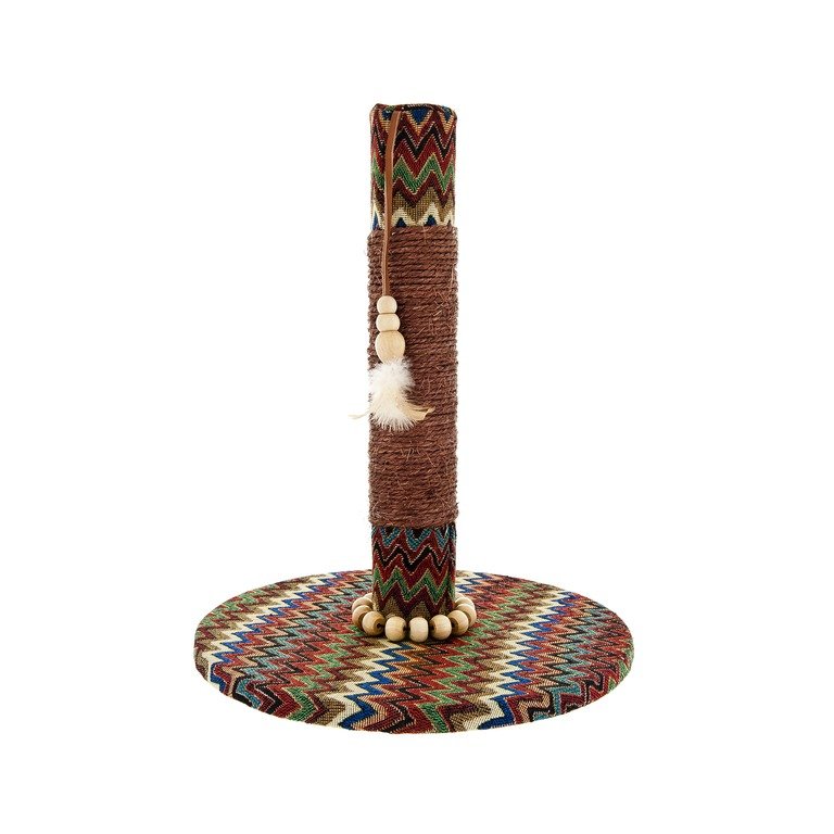 Ethnic Cat Scratching Post Cat Pole