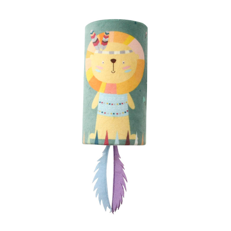Happy Indian Melody Tube Lion� with Feather & Sound Chip