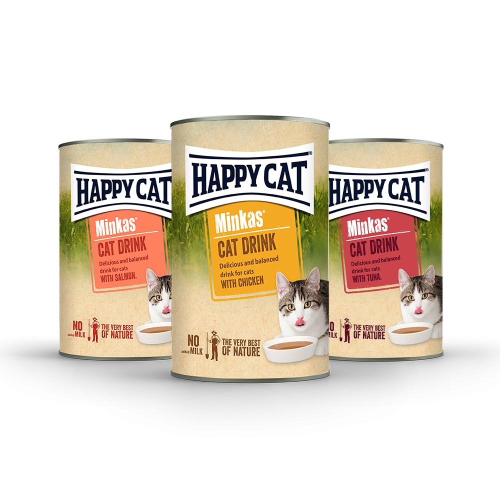 Happy Cat Minkas Chicken - Tuna and Salmon Cat Drink Multi-Pack - 135 ml - 3 pcs