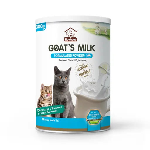HOWBONE GOAT'S MILK FORMULATED POWDER FOR CATS 300G