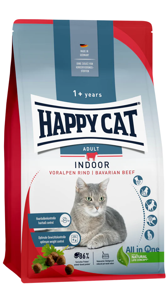 Happy Cat Indoor Adult Voralpen Rind/Beef