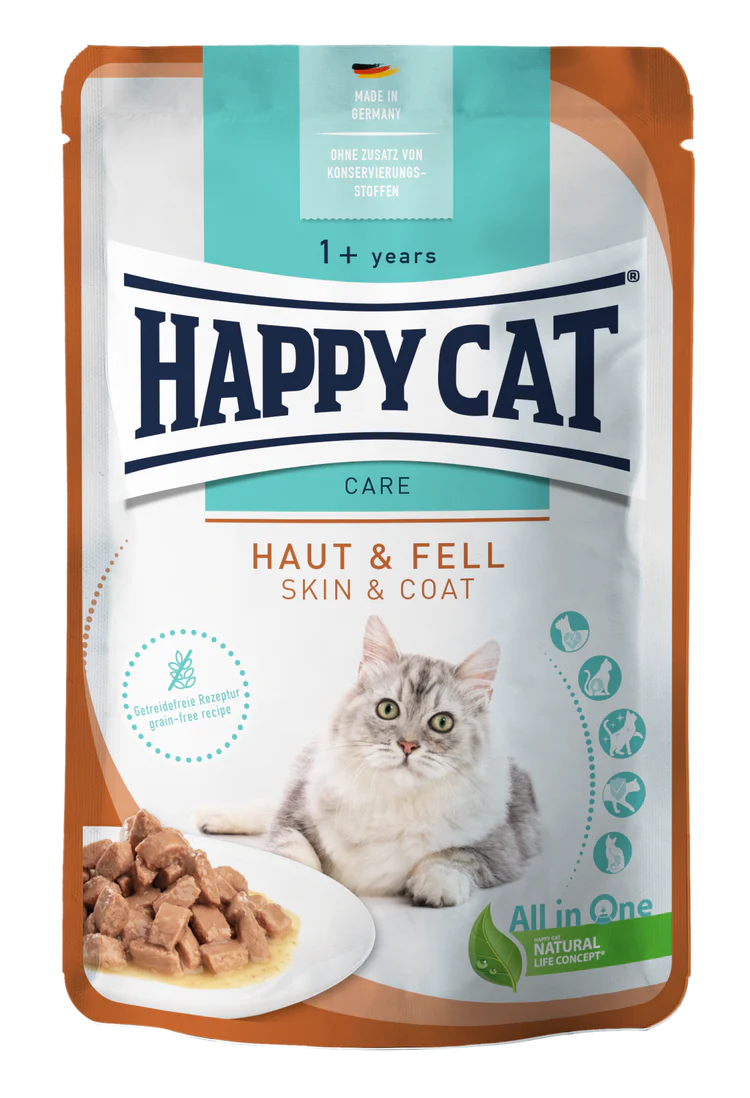 Happy Cat Care skin & coat Meat in Sauce