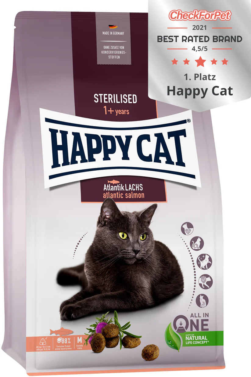 Happy Cat Adult Sterilised Atlantik Lachs Atlantic Salmon
