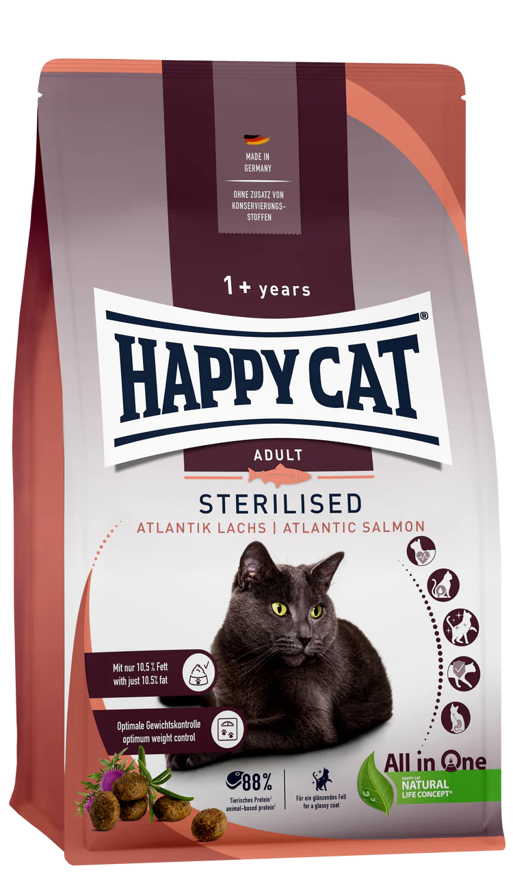 Happy Cat Sterilized Atlantic Salmon - Cat Dry Food