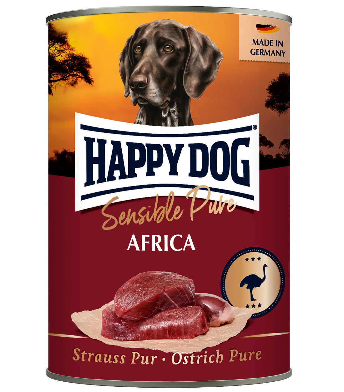 Happy Dog Sensible Pure Africa - Ostrich 400g