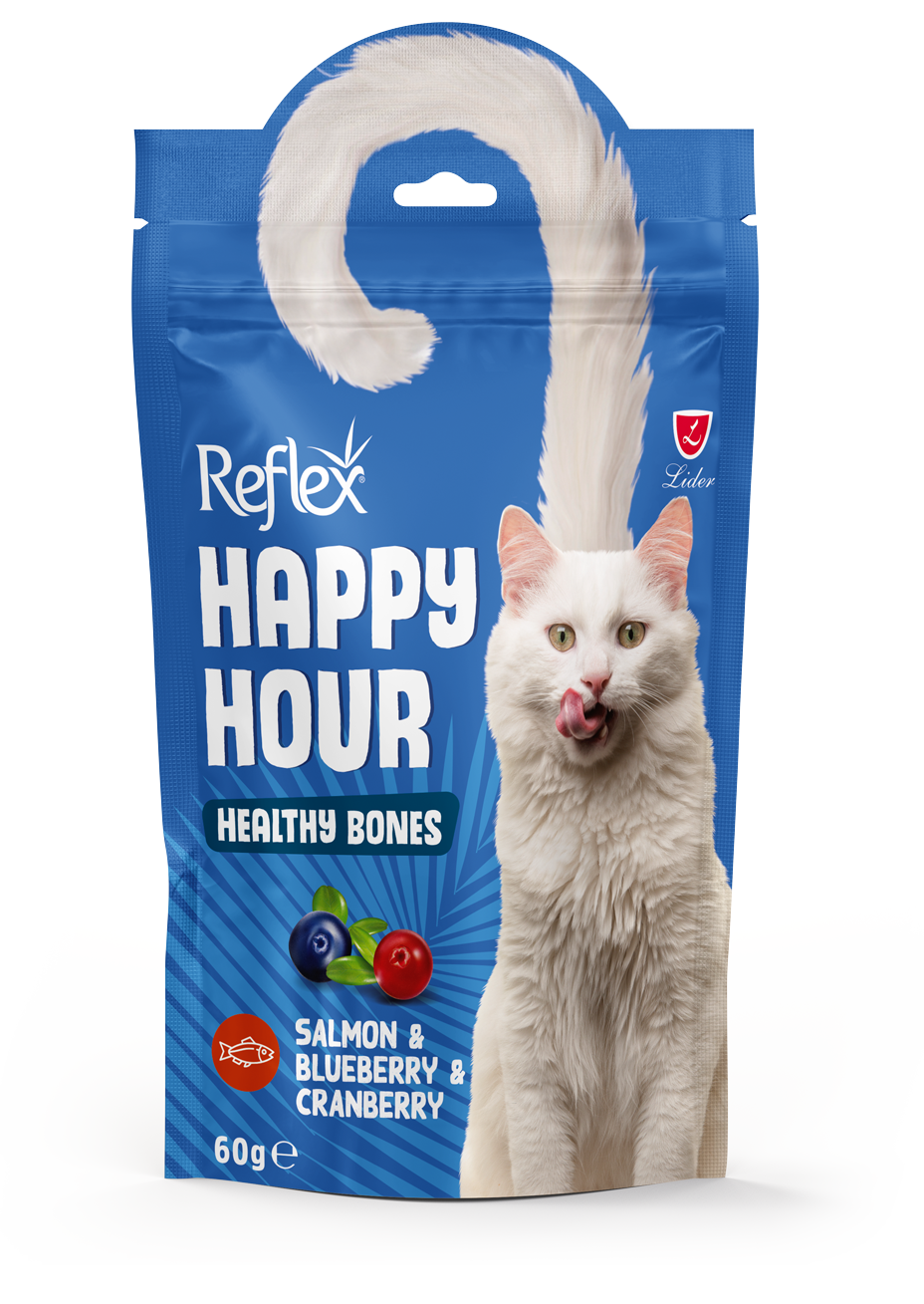 Reflex Happy Hour Healthy Bones Salmon &amp; Blueberry &amp; Cranberry 60gm