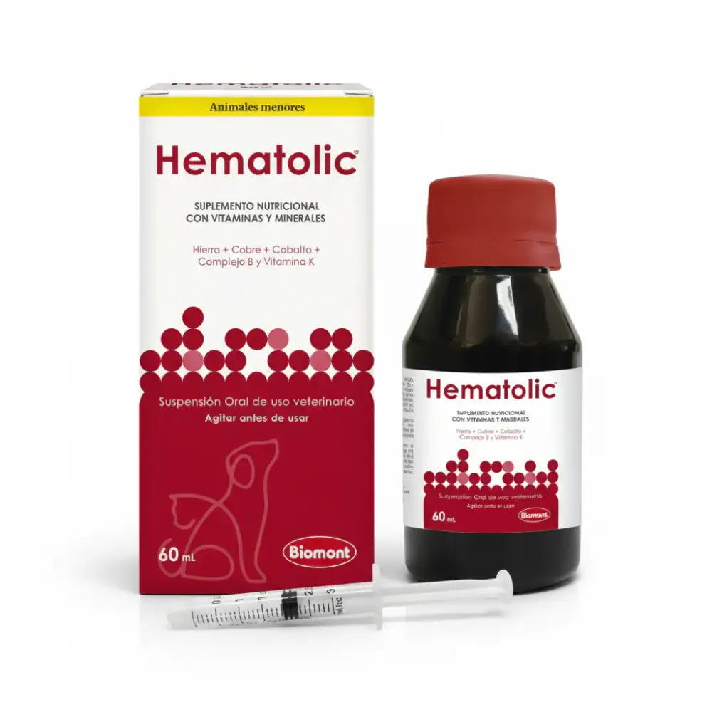 Hematolic Nutritional Supplement for Pets | 60 Ml