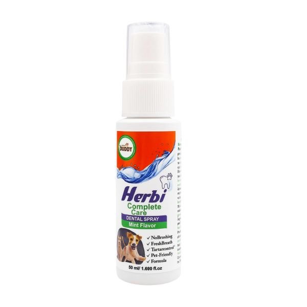 Herbi Complete Care Dental Spray For Dogs and Cats (50ml)