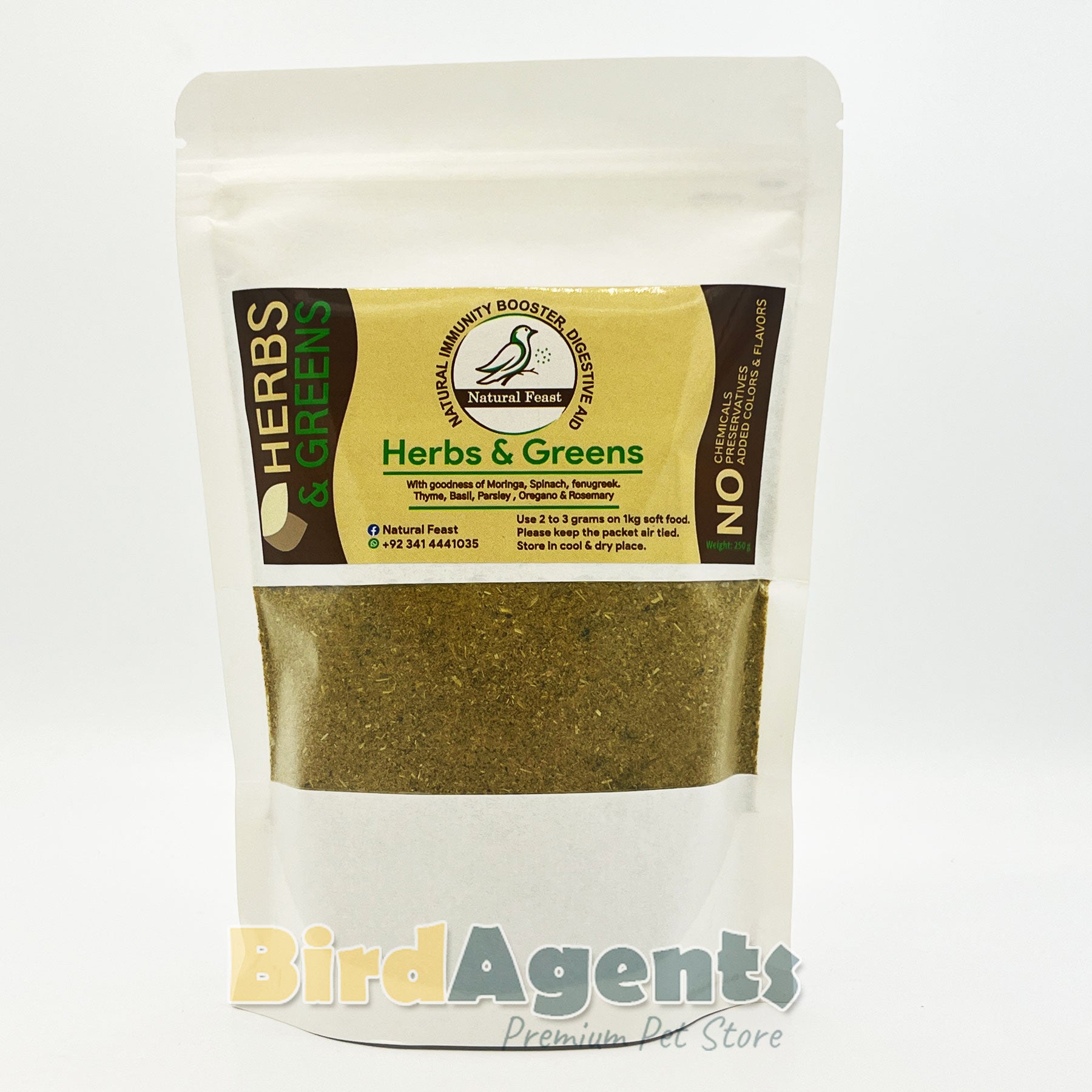 Herbs and Greens – Natural Herbal Blend for Birds