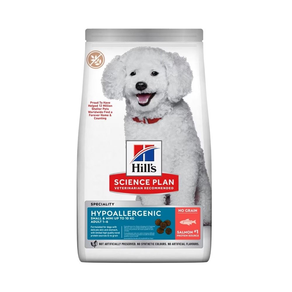 Hill’s Hypoallergenic Small and Mini Adult Salmon Dry Dog Food - 1.5 Kg
