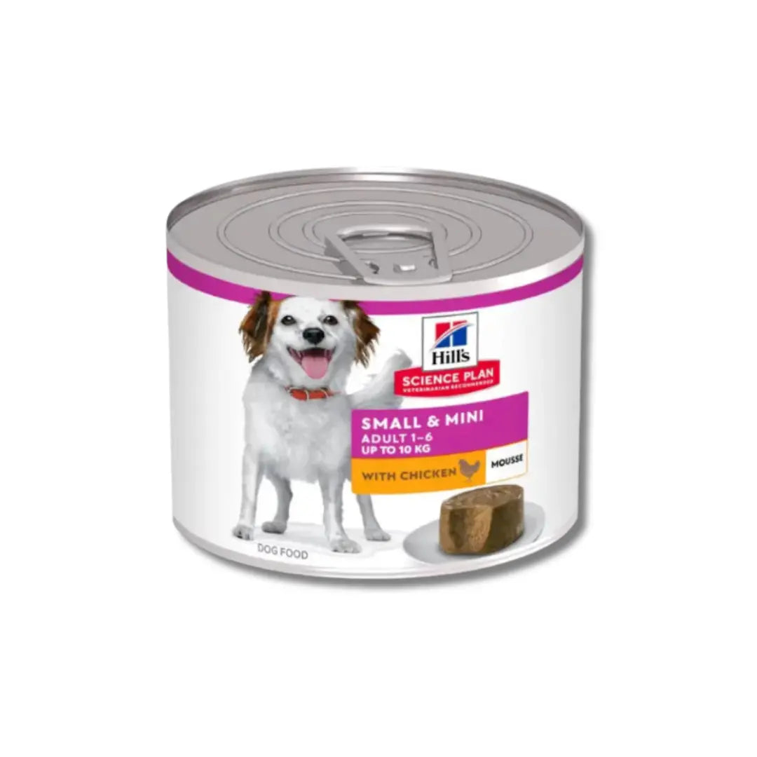 HILL'S SCIENCE PLAN SMALL & MINI ADULT DOG FOOD MOUSSE WITH CHICKEN 12X200G