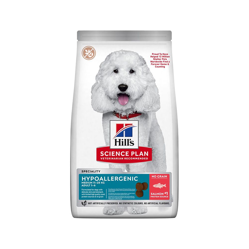 Hill's Science Plan Hypoallergenic With Salmon Medium Adult Dog Dry Food - 2.5 kg