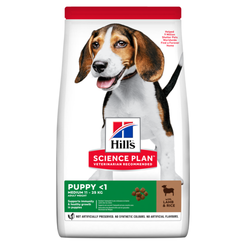 Hills - Science Plan Medium Puppy Food With Lamb & Rice (2.5 KG)