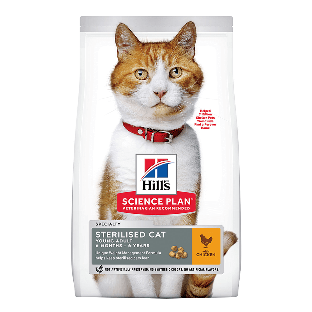Hill’s Science Plan Sterilised Cat Adult With Chicken 1.5kg
