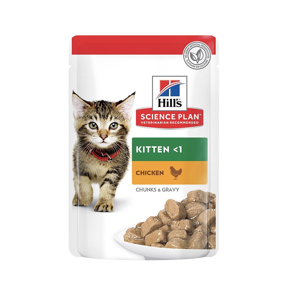 Hill's Science Plan Kitten Food With Chicken Pouch - 85g - Pack of 12