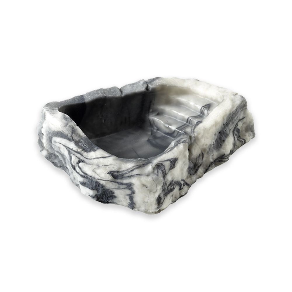 Hobby Drinking Bowl Marbled - 10 x 8 x 3 cm