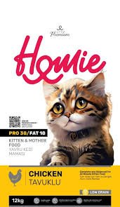 Homie Super Premium Low Grain Kitten And Mother Dry Cat Food – Chicken (Pro38/Fat18)