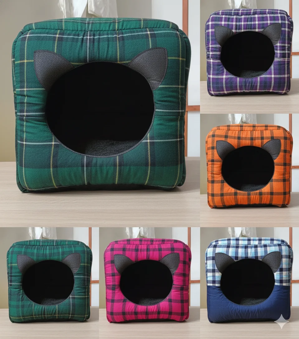Cat Convertible Bed House