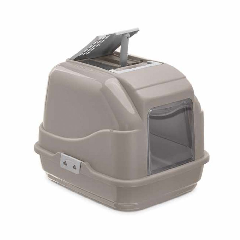 Imac Easy Cat Hooded Cat Litter Box - 50L x 40W x 40H cm