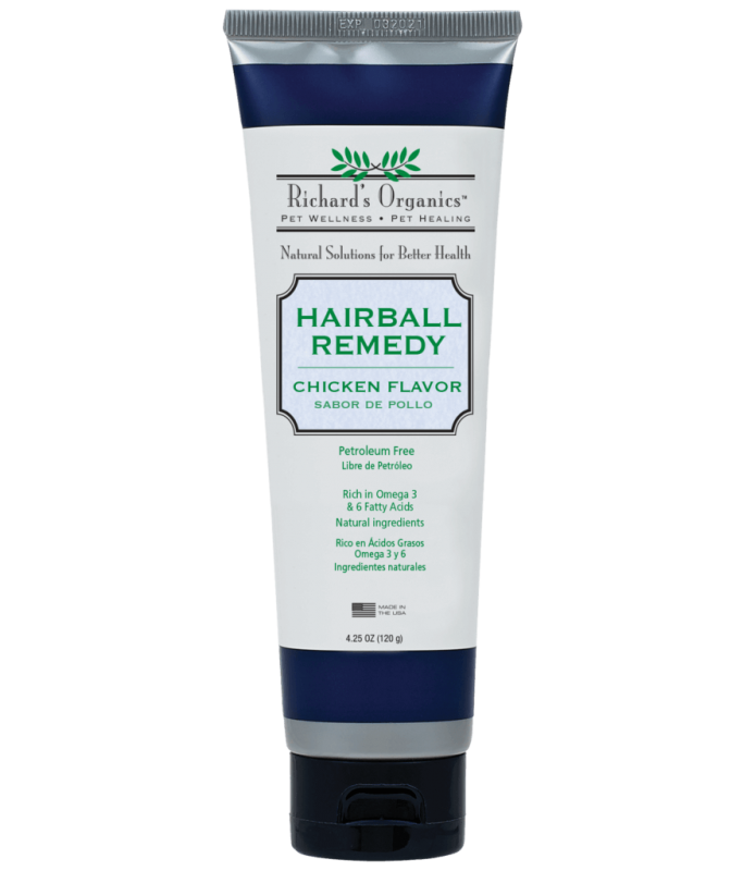 Synergy Labs Richard Organic Hairball Remedy Tube - Chicken 120g[Weight - 120g, Flavor - Chicken]