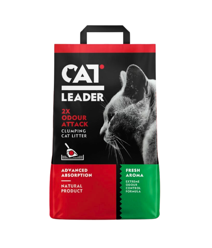 Geohellas Cat Leader Clumping 2XOdour Attack Fresh Aroma Cat Litter