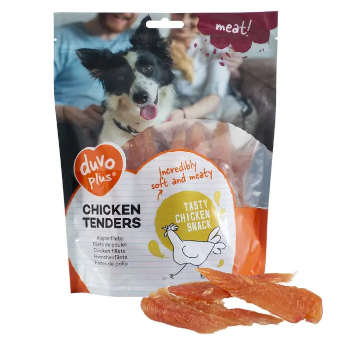 Duvo Dog Snack - 400g[Flavor - Chicken, Options - Tenders]