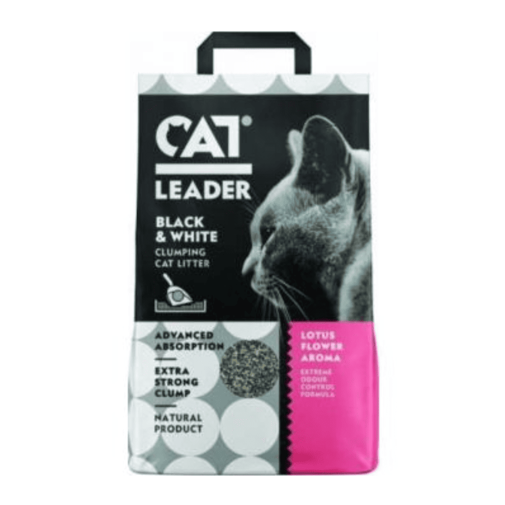 Geohellas Cat Leader Clumping Black&white OA Lotus Flower[Weight - 5kg]