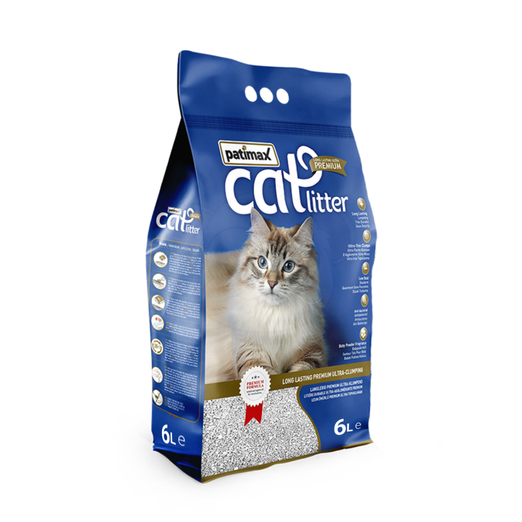 Patimax Premium Ultra Clumping Cat Litter 6L