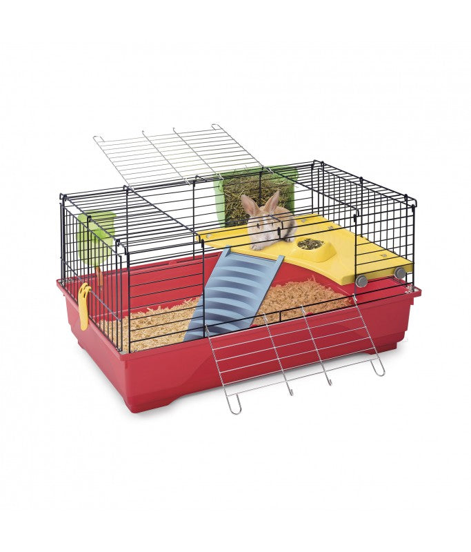 IMAC RONNY 80 - Cage for rabbits and guinea pigs - 80 x 48.5 x 42cm