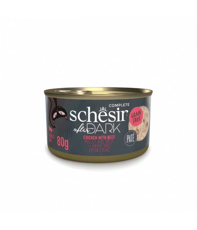 Schesir After Dark Pat? For Cat - Chicken With Beef 80g