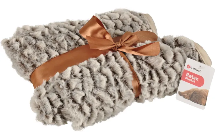 Flamingo Soft Blanket Snoozzy - Grey